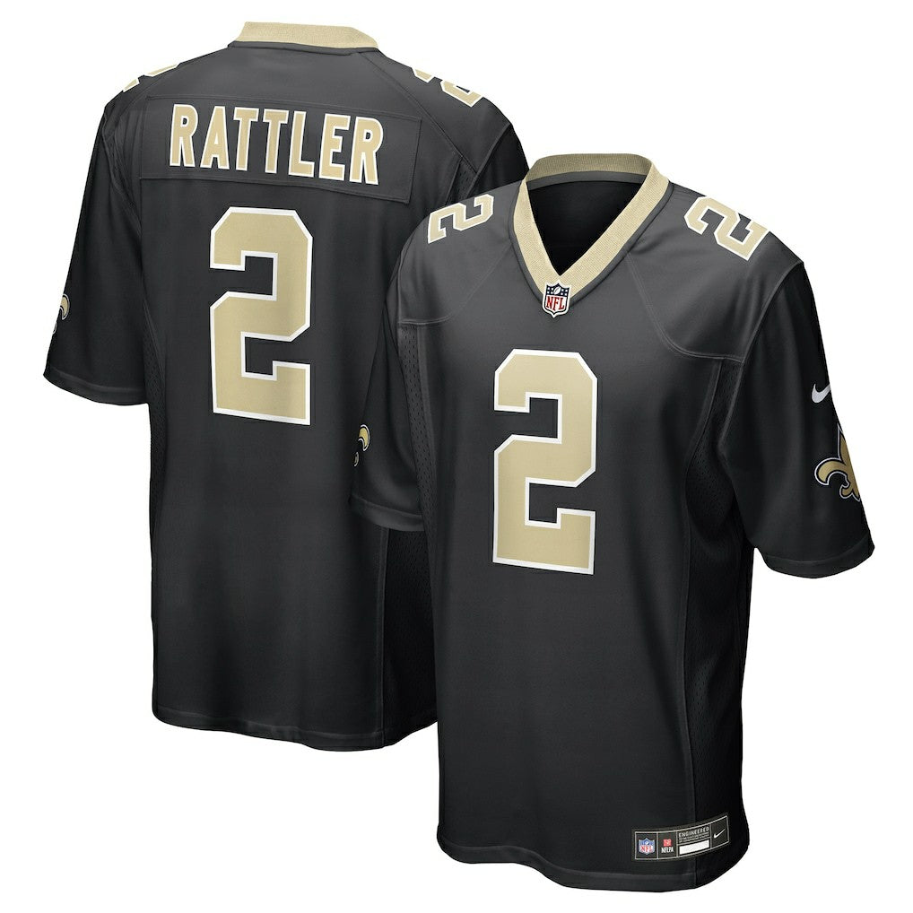 New Orleans Saints Spencer Rattler  Team Game Jersey | NFL Outlet