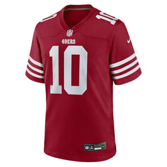 San Francisco 49ers Mac Jones  Team Game Jersey | NFL US