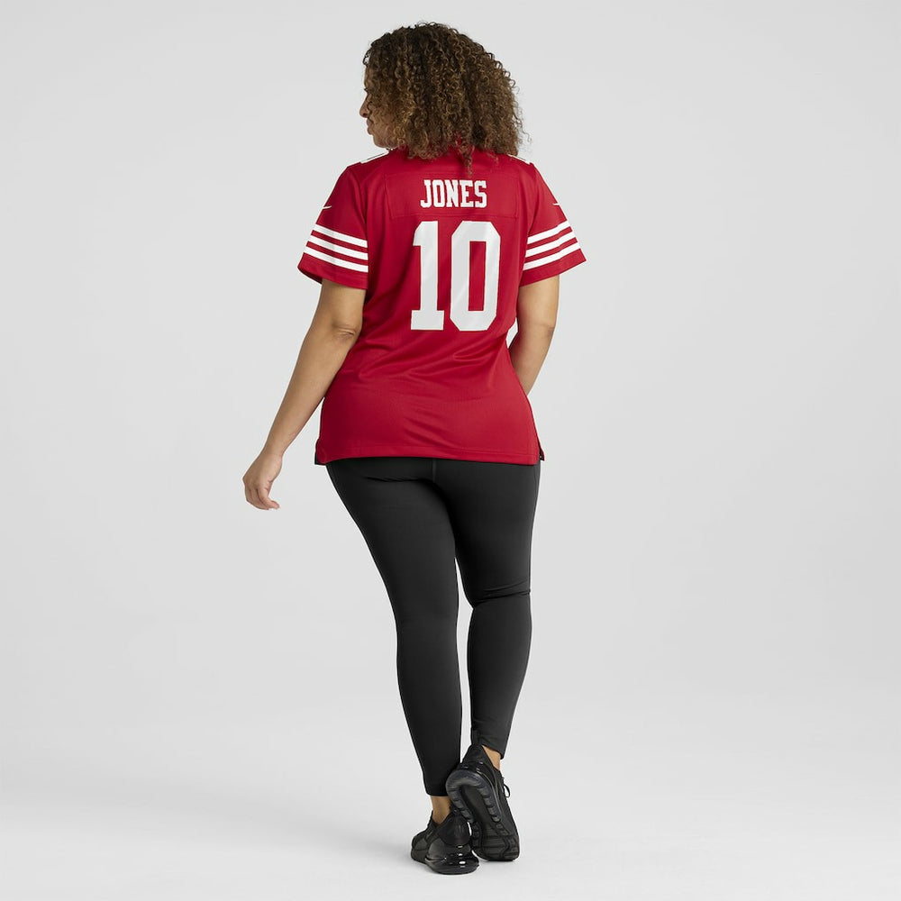 San Francisco 49ers Mac Jones  Women's Team Game Jersey | NFL Outlet