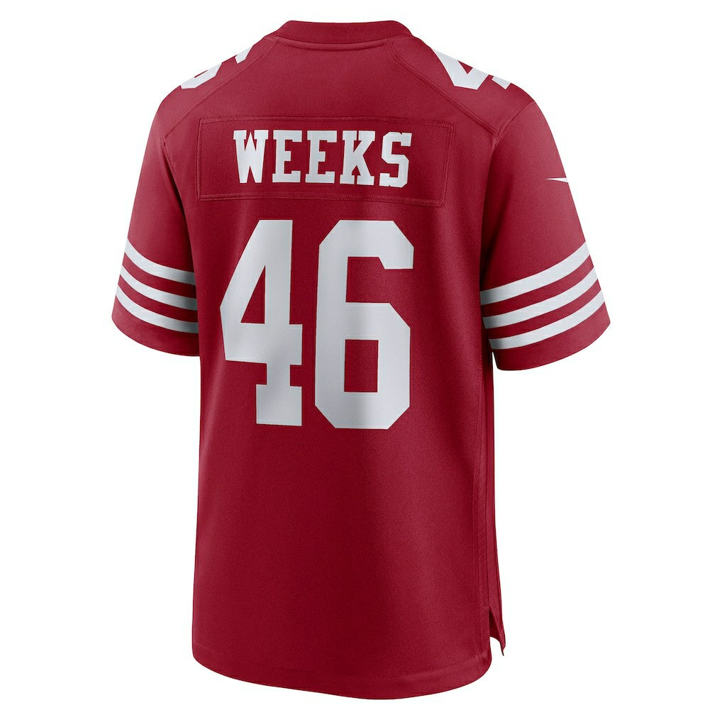 San Francisco 49ers Jon Weeks  Team Game Jersey | NFL New
