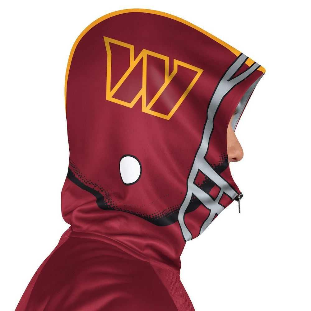 Washington Commanders Pro Player Helmet Full-Zip Hooded Track Jacket | NFL Discount