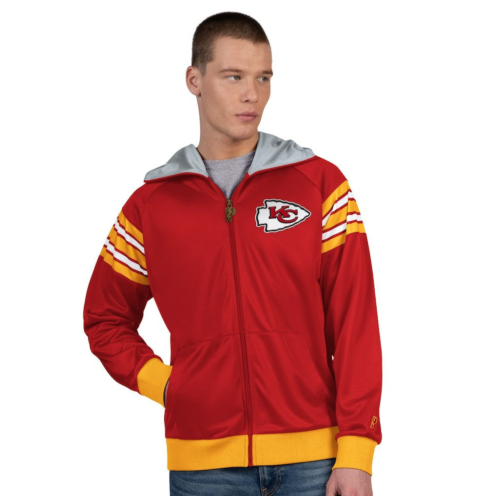 Kansas City Chiefs Pro Player Helmet Full-Zip Hooded Track Jacket | NFL Sale