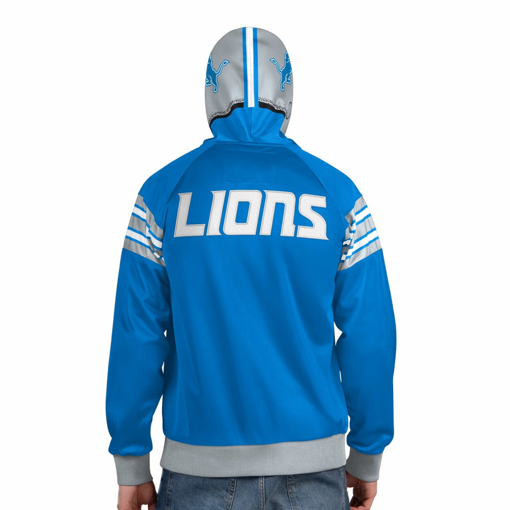 Detroit Lions Pro Player Helmet Full-Zip Hooded Track Jacket | NFL Sale