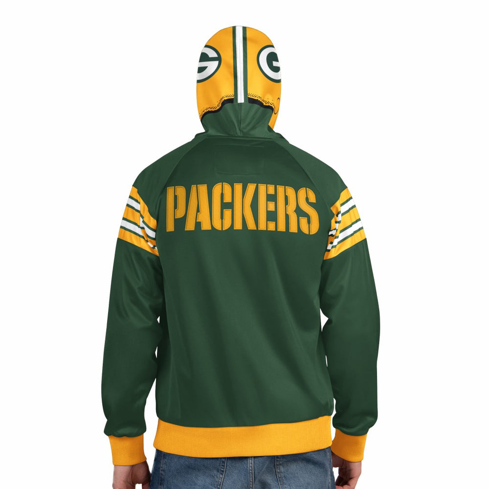Green Bay Packers Pro Player Helmet Full-Zip Hooded Track Jacket | NFL On sale