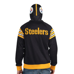 Pittsburgh Steelers Pro Player Helmet Full-Zip Hooded Track Jacket | NFL Discount