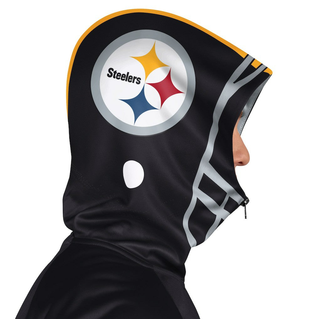 Pittsburgh Steelers Pro Player Helmet Full-Zip Hooded Track Jacket | NFL Discount