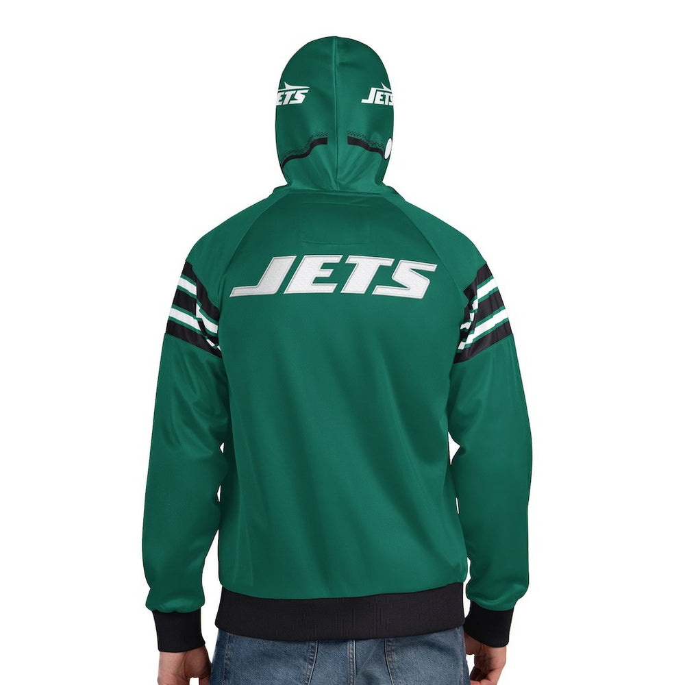 New York Jets Pro Player Helmet Full-Zip Hooded Track Jacket | NFL US
