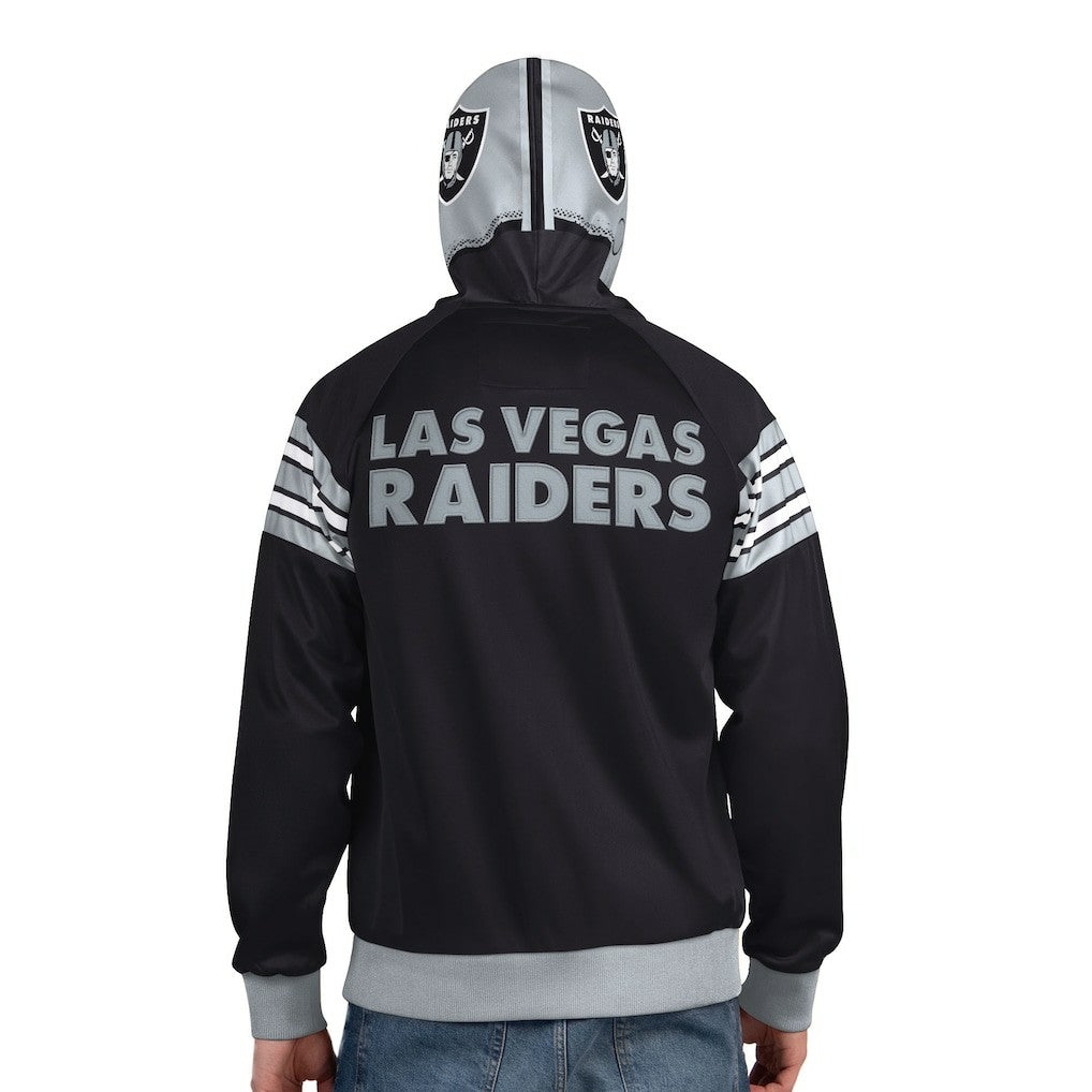 Las Vegas Raiders Pro Player Helmet Full-Zip Hooded Track Jacket | NFL Outlet