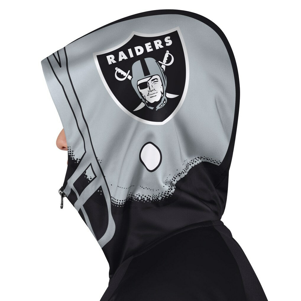 Las Vegas Raiders Pro Player Helmet Full-Zip Hooded Track Jacket | NFL Outlet