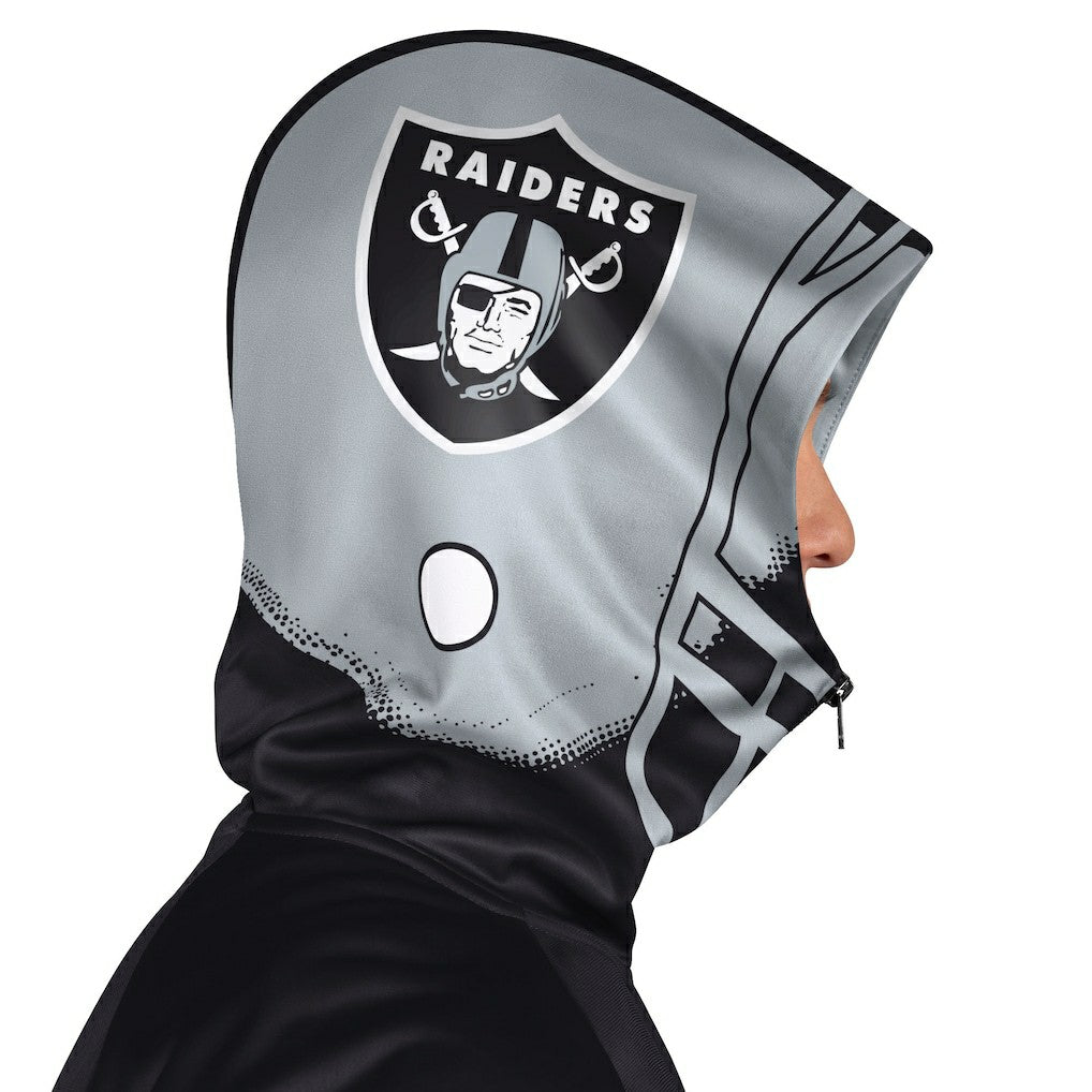 Las Vegas Raiders Pro Player Helmet Full-Zip Hooded Track Jacket | NFL Outlet