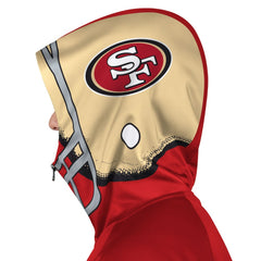 San Francisco 49ers Pro Player Helmet Full-Zip Hooded Track Jacket | NFL Outlet