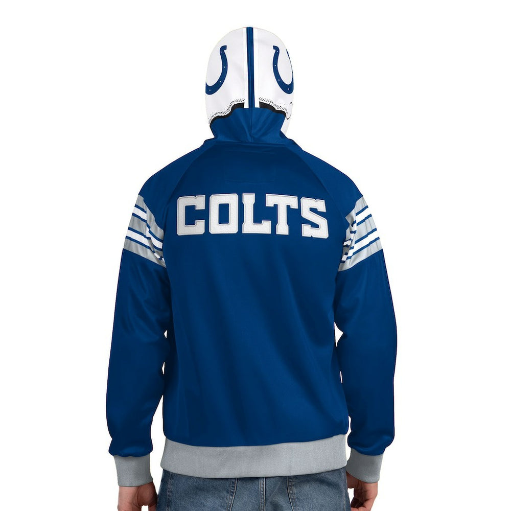 Indianapolis Colts Pro Player Helmet Full-Zip Hooded Track Jacket | NFL US