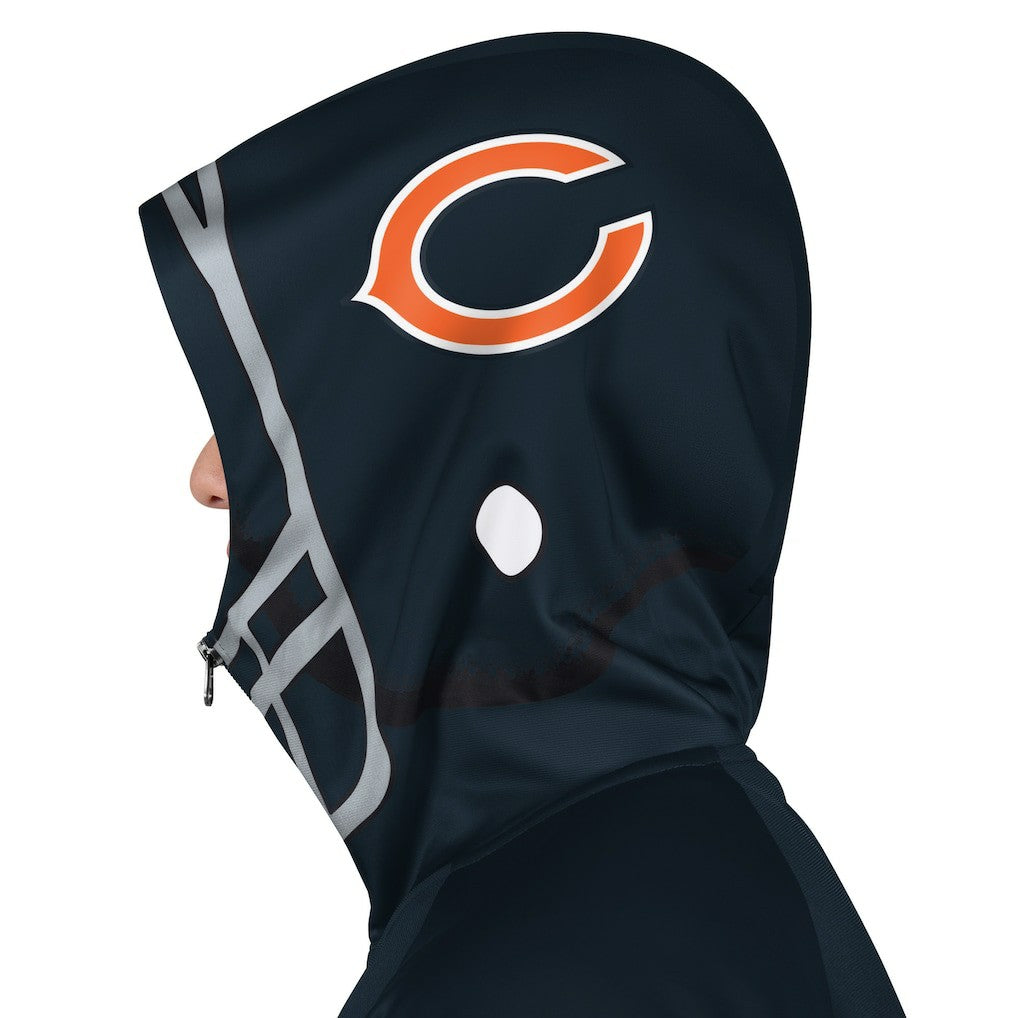 Chicago Bears Pro Player Helmet Full-Zip Hooded Track Jacket | NFL New