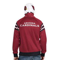 Arizona Cardinals Pro Player Helmet Full-Zip Hooded Track Jacket | NFL Discount