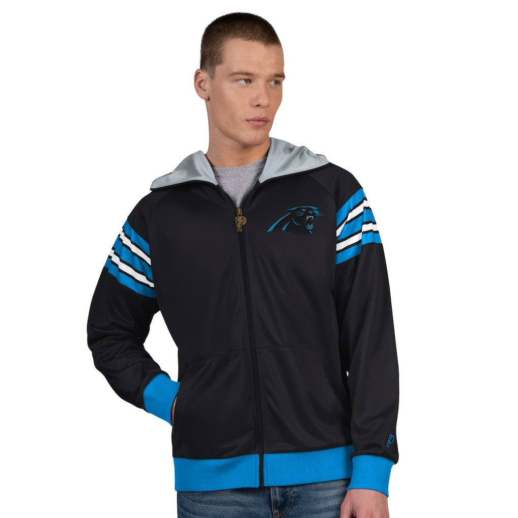Carolina Panthers Pro Player Helmet Full-Zip Hooded Track Jacket | NFL Online