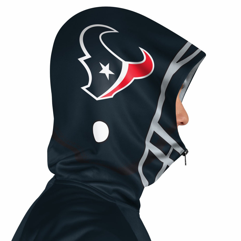 Houston Texans Pro Player Helmet Full-Zip Hooded Track Jacket | NFL Outlet