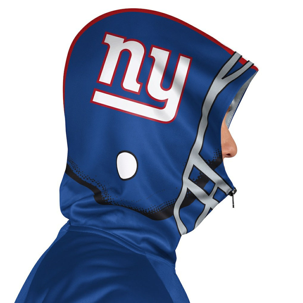 New York Giants Pro Player Helmet Full-Zip Hooded Track Jacket | NFL Outlet
