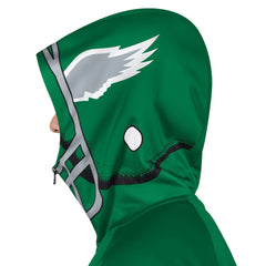 Philadelphia Eagles Pro Player Retro Helmet Full-Zip Hooded Track Jacket | NFL Outlet