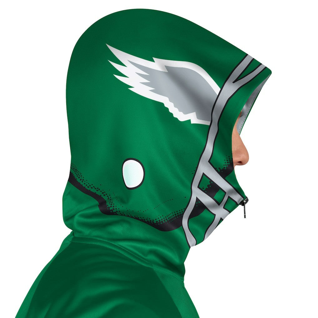Philadelphia Eagles Pro Player Retro Helmet Full-Zip Hooded Track Jacket | NFL Outlet