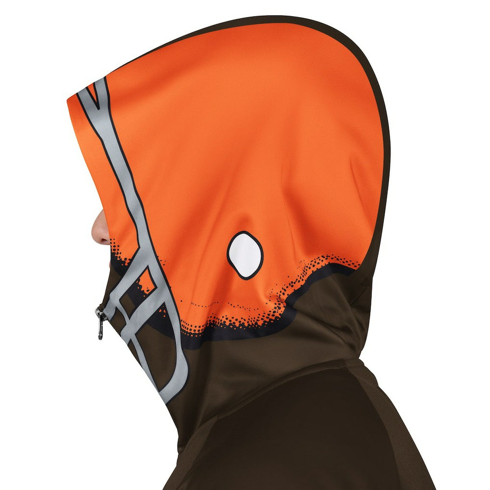 Cleveland Browns Pro Player Retro Helmet Full-Zip Hooded Track Jacket | NFL Sale