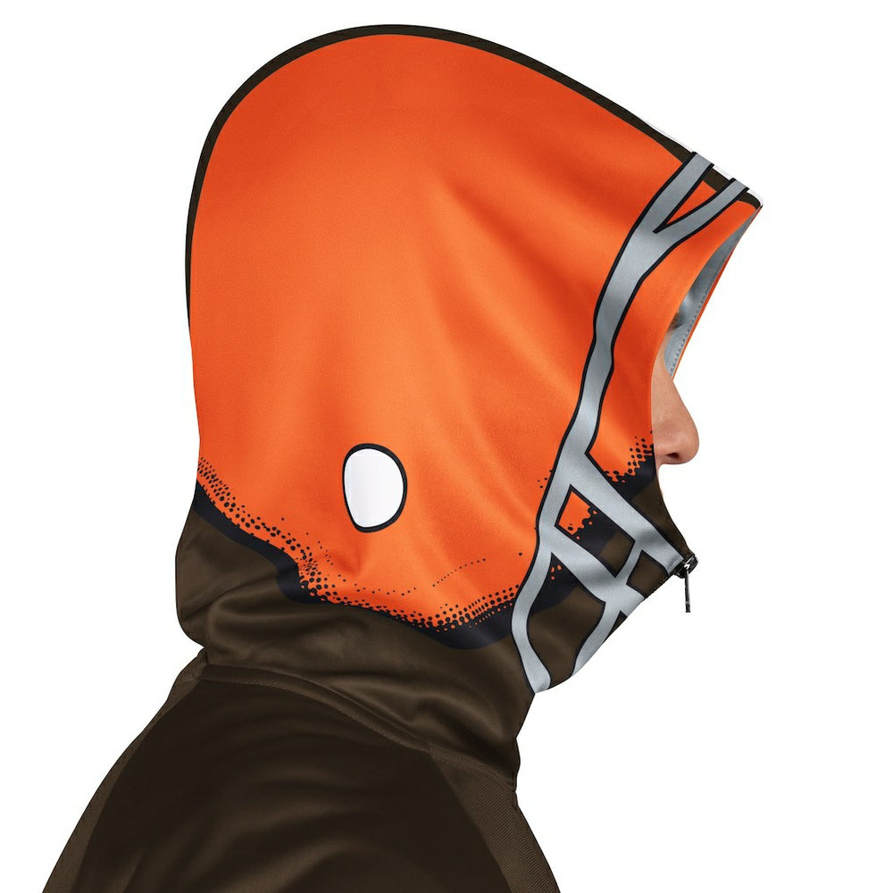 Cleveland Browns Pro Player Retro Helmet Full-Zip Hooded Track Jacket | NFL Sale