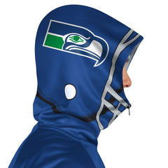 Seattle Seahawks Pro Player Retro Helmet Full-Zip Hooded Track Jacket | NFL New
