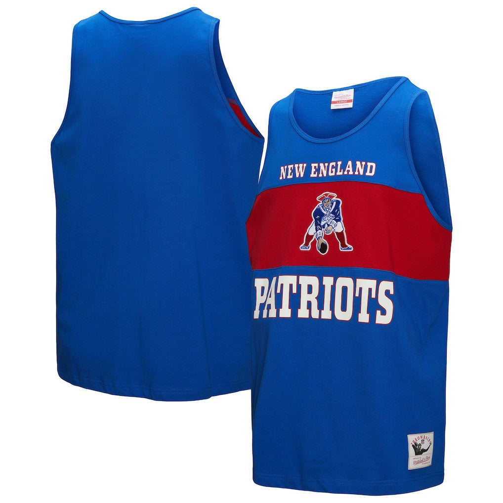 New England Patriots Retro Colorblock Tank Top | NFL Hot