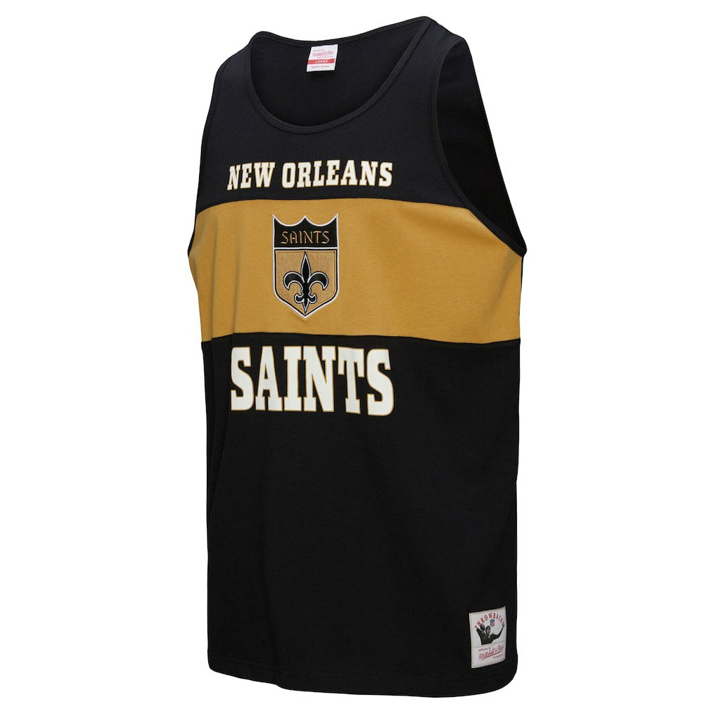New Orleans Saints Retro Colorblock Tank Top | NFL Online