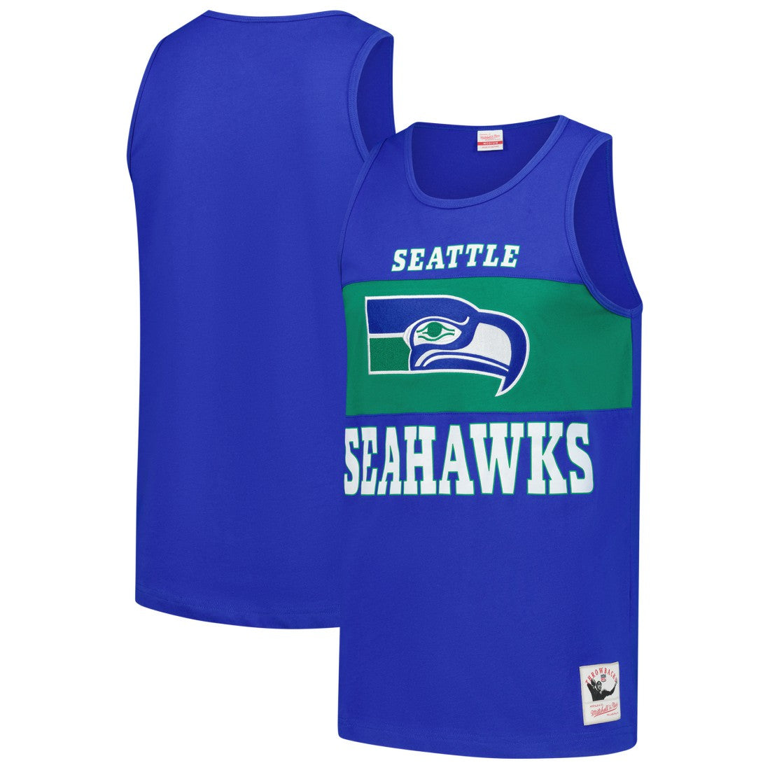 Seattle Seahawks Retro Colorblock Tank Top | NFL Outlet