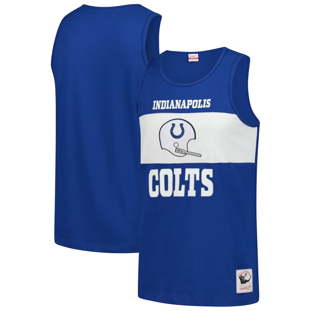 Indianapolis Colts Retro Colorblock Tank Top | NFL New