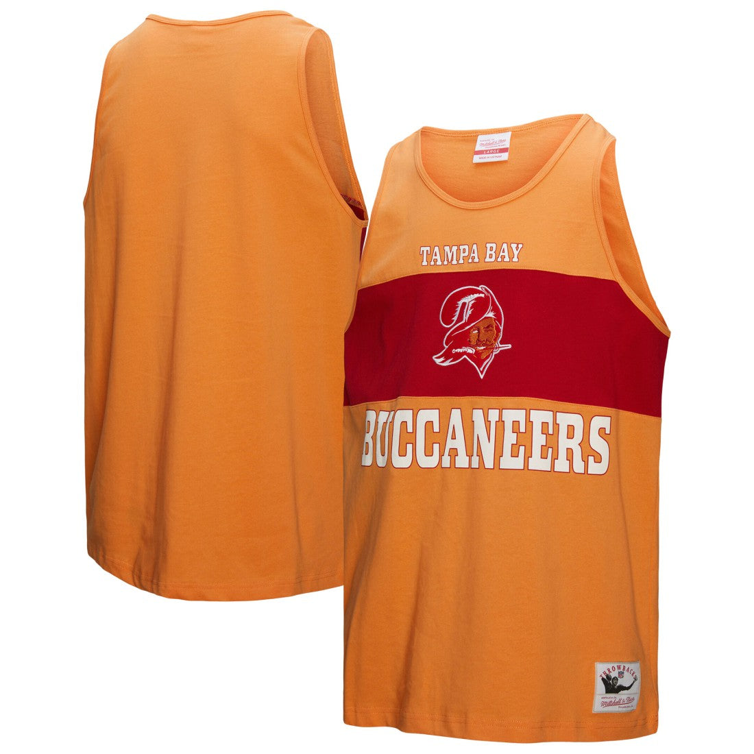 Tampa Bay Buccaneers Retro Colorblock Tank Top | NFL Hot