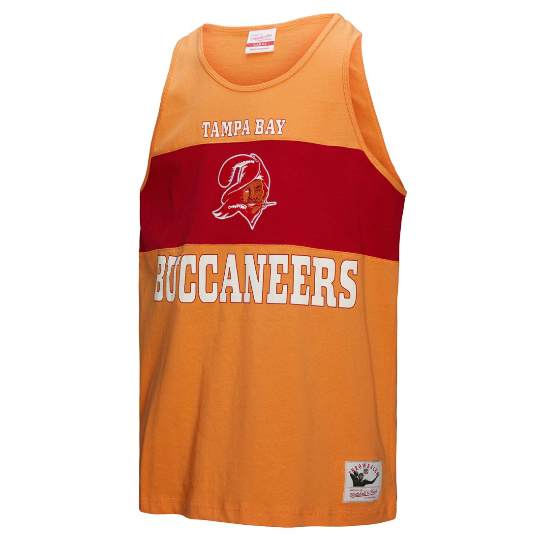 Tampa Bay Buccaneers Retro Colorblock Tank Top | NFL Hot