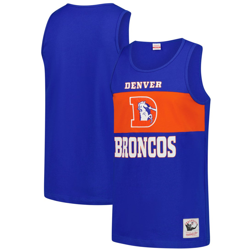 Denver Broncos Retro Colorblock Tank Top | NFL Hot