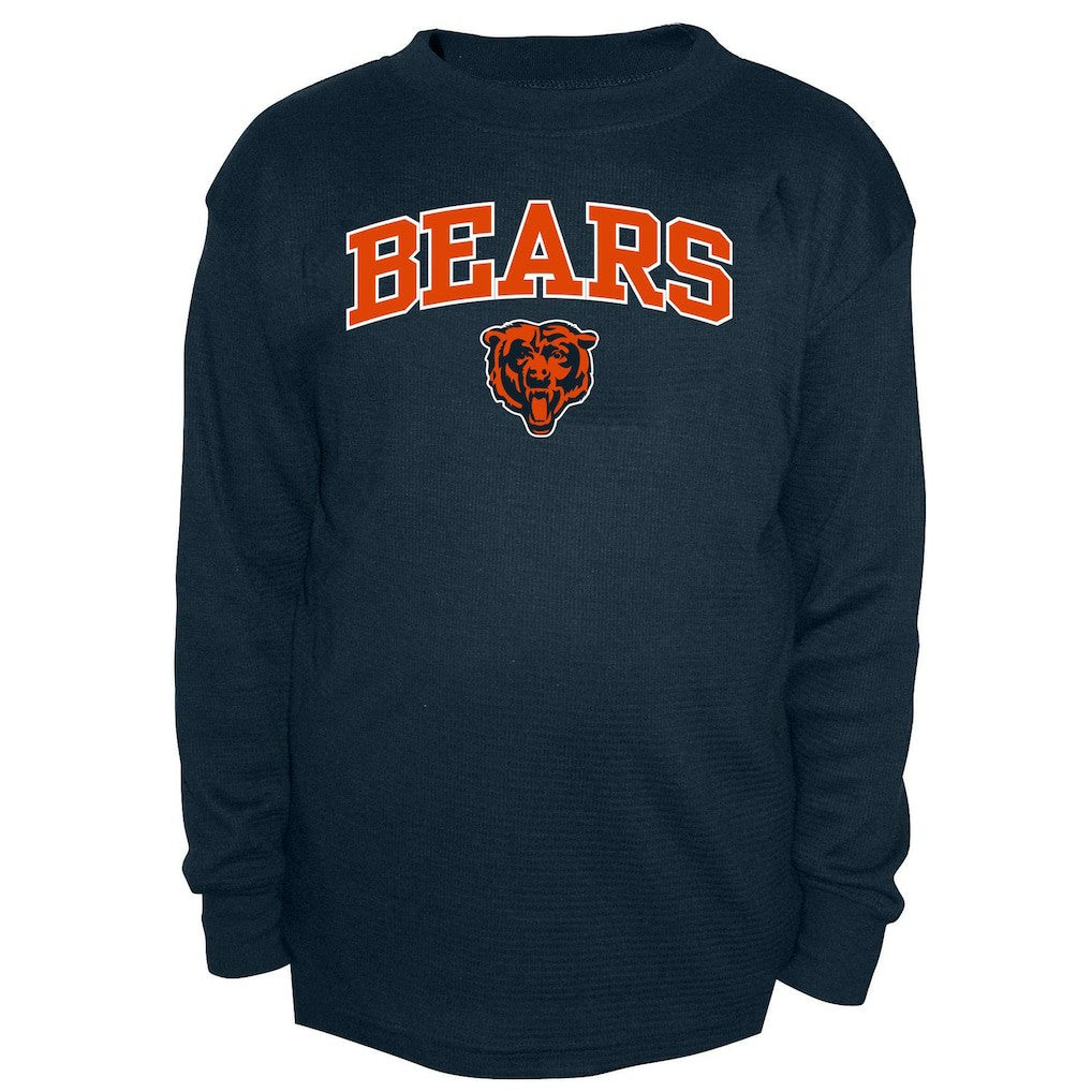 Chicago Bears Big & Tall Thermal Long Sleeve Crew Neck T-Shirt | NFL Hot