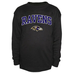 Baltimore Ravens Big & Tall Thermal Long Sleeve Crew Neck T-Shirt | NFL Discount