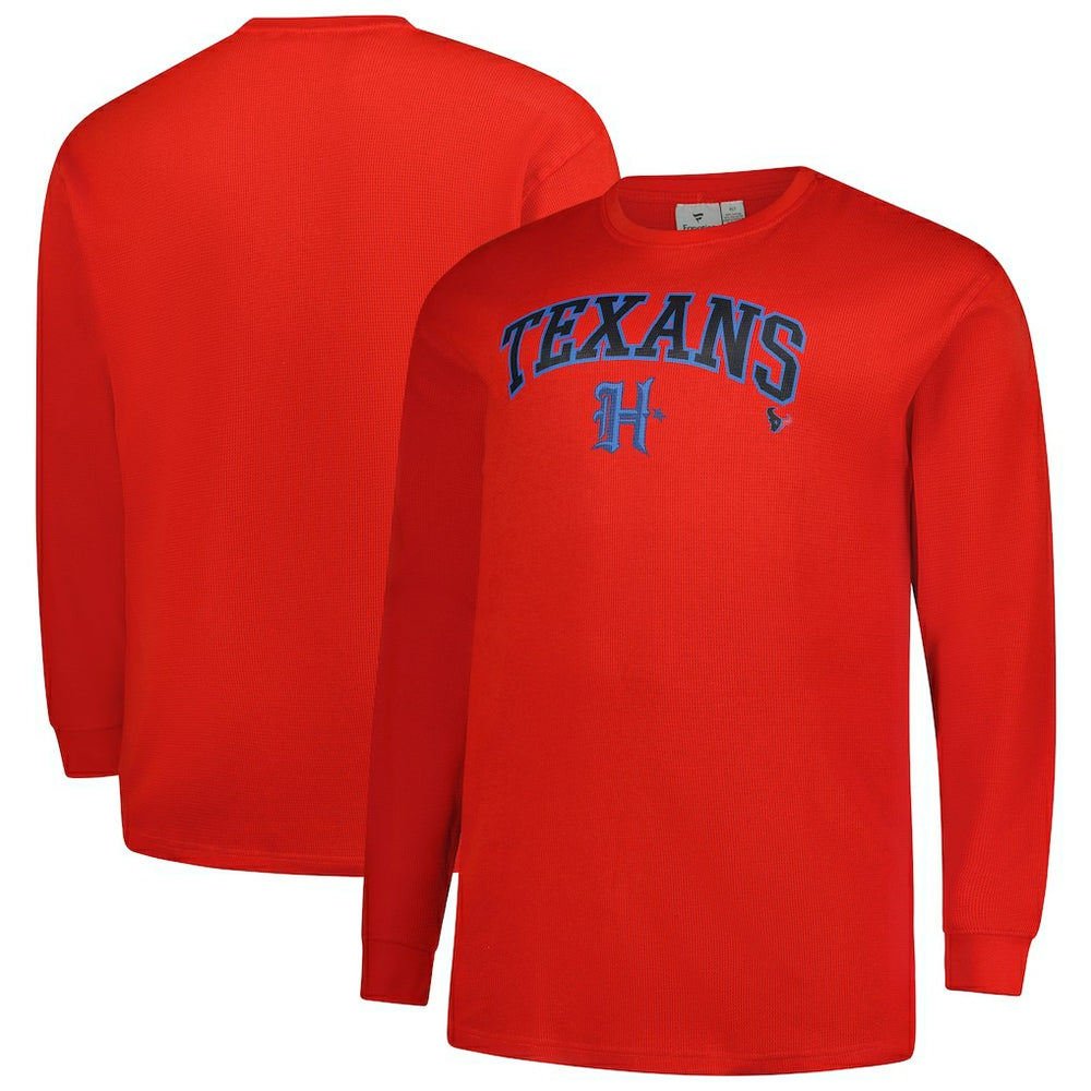 Houston Texans Big & Tall Throwback Thermal Long Sleeve T-Shirt | NFL Online