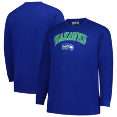 Seattle Seahawks Big & Tall Throwback Thermal Long Sleeve T-Shirt | NFL Sale