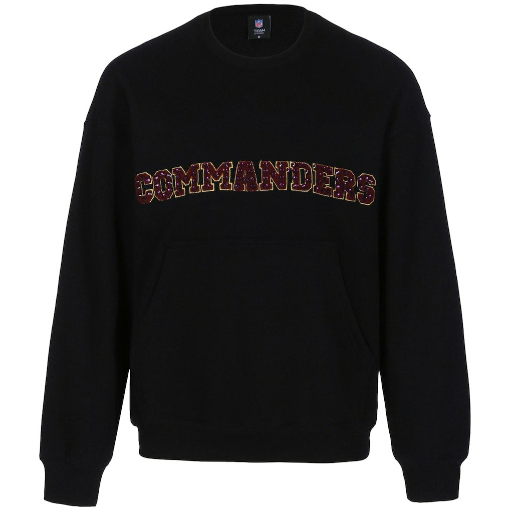 Washington Commanders Cuce Women's Chenille Jeweled Sweatshirt | NFL Discount