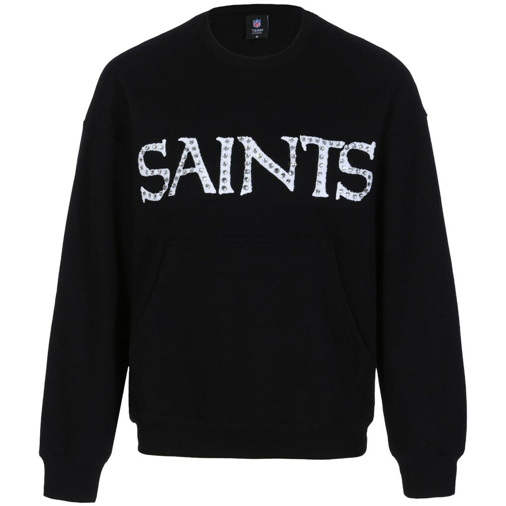 New Orleans Saints Cuce Women's Chenille Jeweled Sweatshirt | NFL Near me