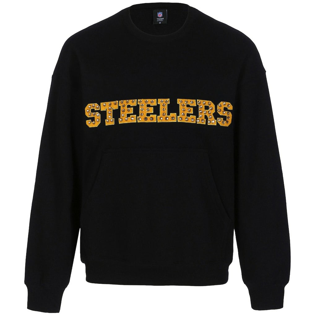 Pittsburgh Steelers Cuce Women's Chenille Jeweled Sweatshirt | NFL Online