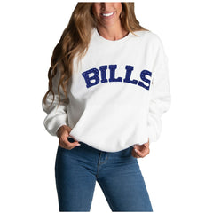 Buffalo Bills Cuce Women's Chenille Jeweled Sweatshirt | NFL Near me