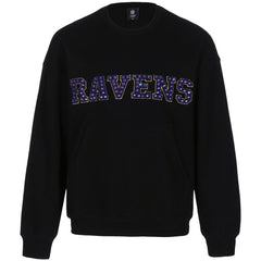 Baltimore Ravens Cuce Women's Chenille Jeweled Sweatshirt | NFL Near me