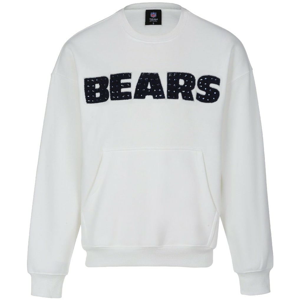 Chicago Bears Cuce Women's Chenille Jeweled Sweatshirt | NFL New