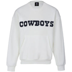 Dallas Cowboys Cuce Women's Chenille Jeweled Sweatshirt | NFL Online