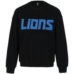 Detroit Lions Cuce Women's Chenille Jeweled Sweatshirt | NFL Sale