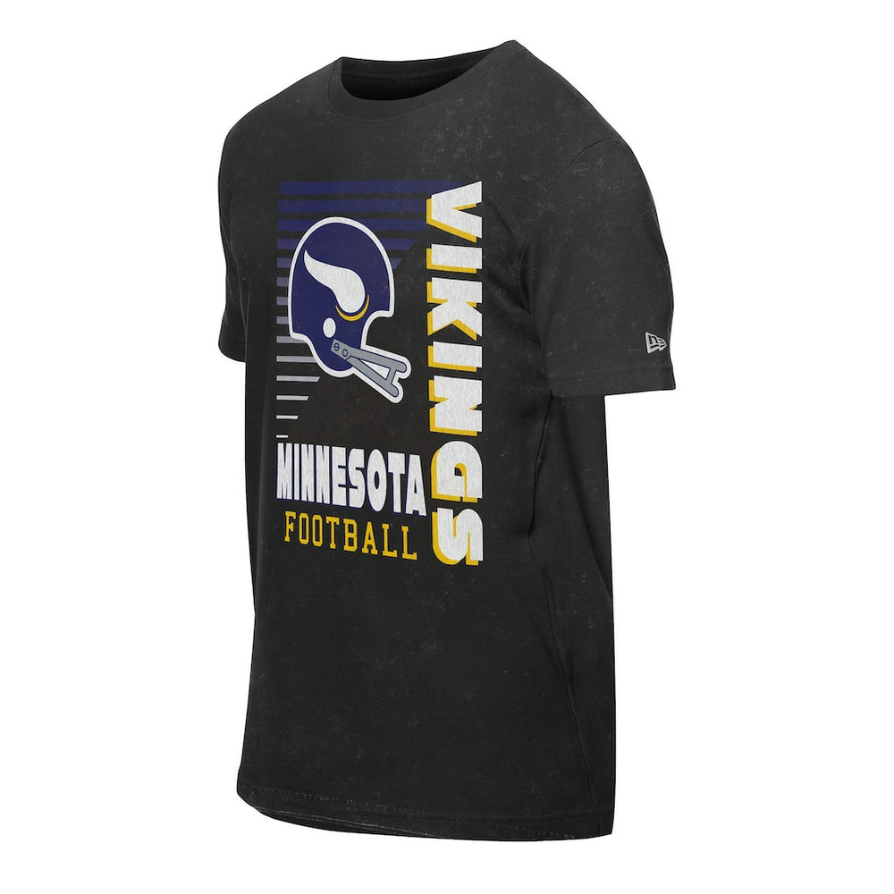 Minnesota Vikings Retro Logo Enzyme Washed Oversized T-Shirt | NFL Hot