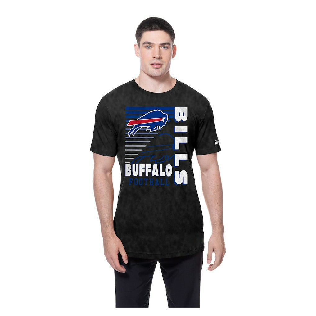 Buffalo Bills Retro Logo Enzyme Washed Oversized T-Shirt | NFL Sale