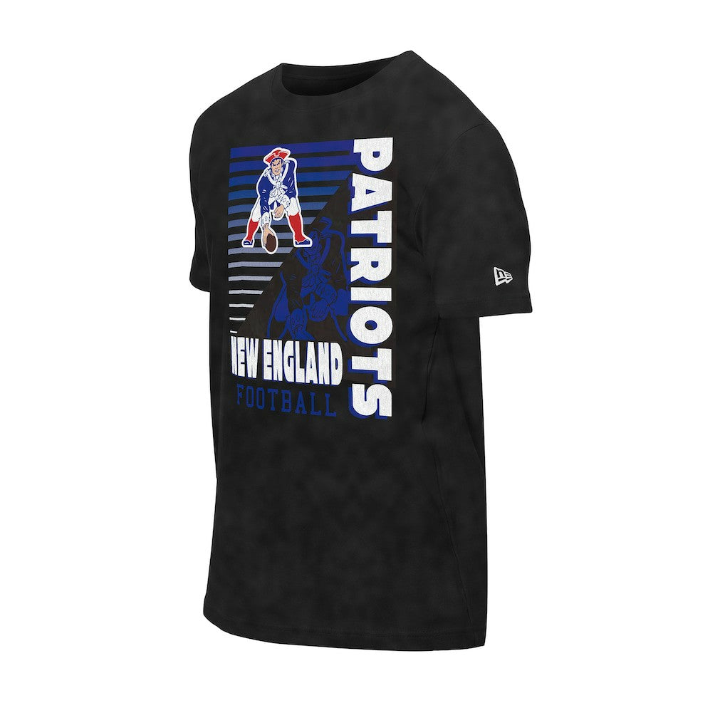 New England Patriots Retro Logo Enzyme Washed Oversized T-Shirt | NFL On sale