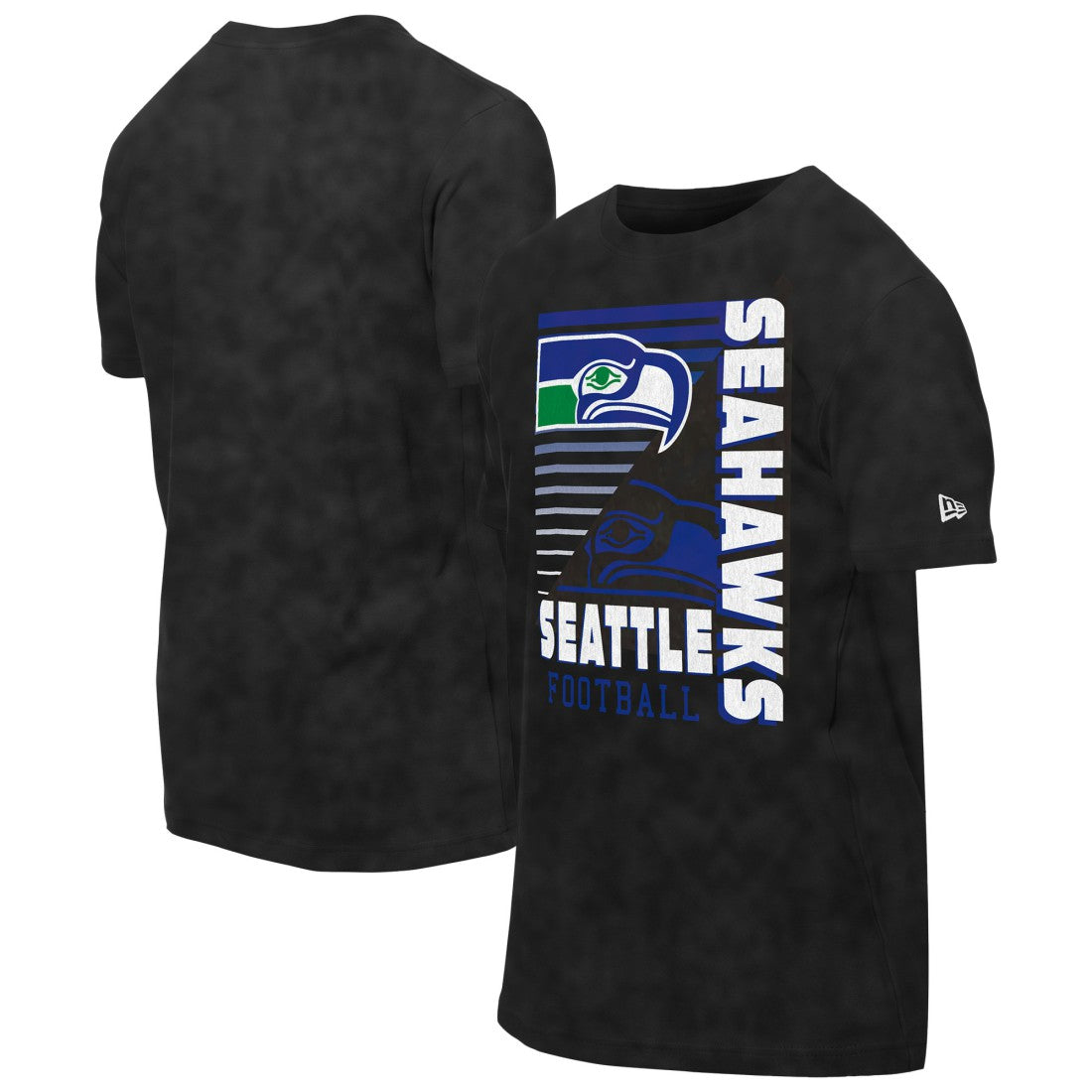 Seattle Seahawks Retro Logo Enzyme Washed Oversized T-Shirt | NFL New