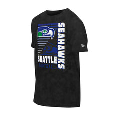 Seattle Seahawks Retro Logo Enzyme Washed Oversized T-Shirt | NFL New
